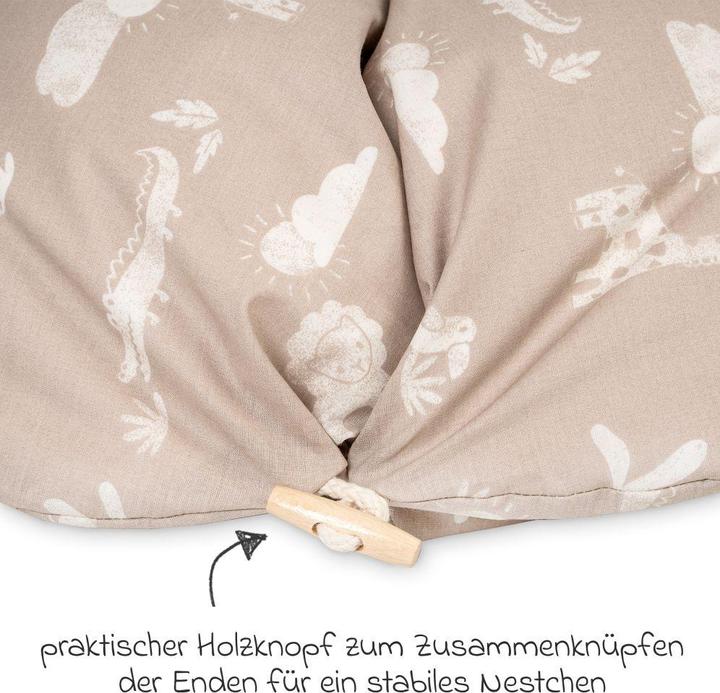 Actual product image Julius Zöllner Nursing pillow Nappi Jungle Dream 190 cm (75 cm)