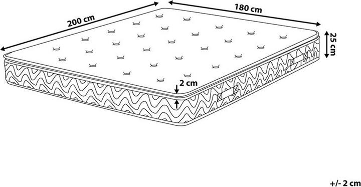 Produktbild Beliani Luxus (180 x 200 cm, Federkern)