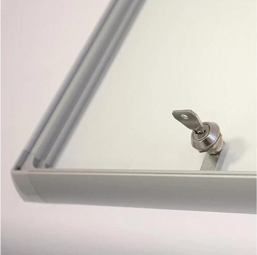 Actual product image Franken Display case x-tra!Line 4 x DIN A4 indoor magnetic and dry