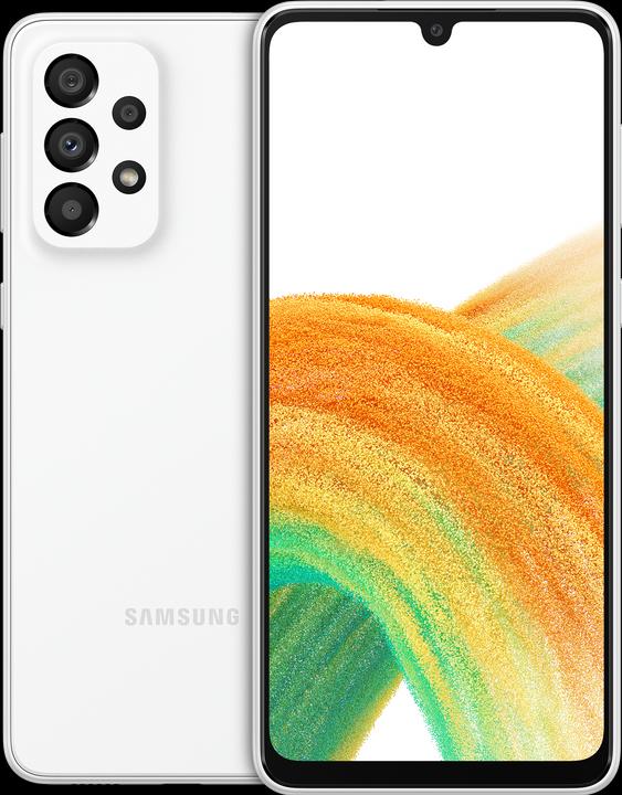 Produktbild Samsung Galaxy A33 5G (128 GB, Awesome White, 6.40", Dual SIM, 48 Mpx, 5G)