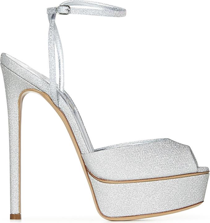 Actual product image Tenuta Casadei Casadei Sandals Silver (39)