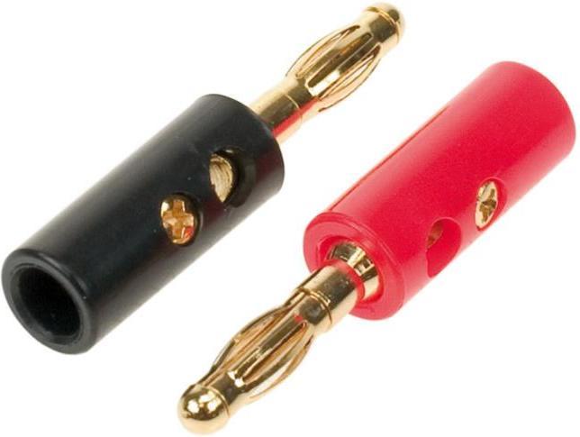 Immagine prodotto Goldline Connettore a banana 1 x rosso / 1 x nero 2,5 mm