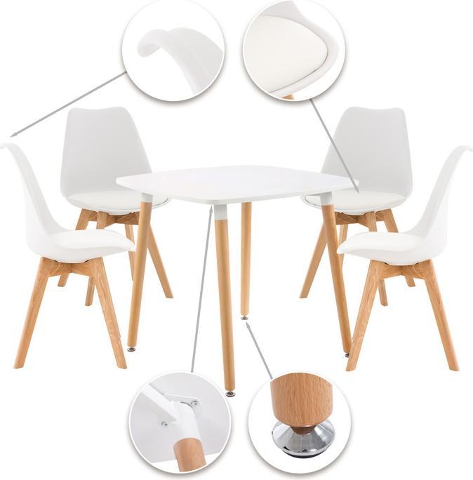 Produktbild Swisshandel24 Essgruppe Liborg, weiss