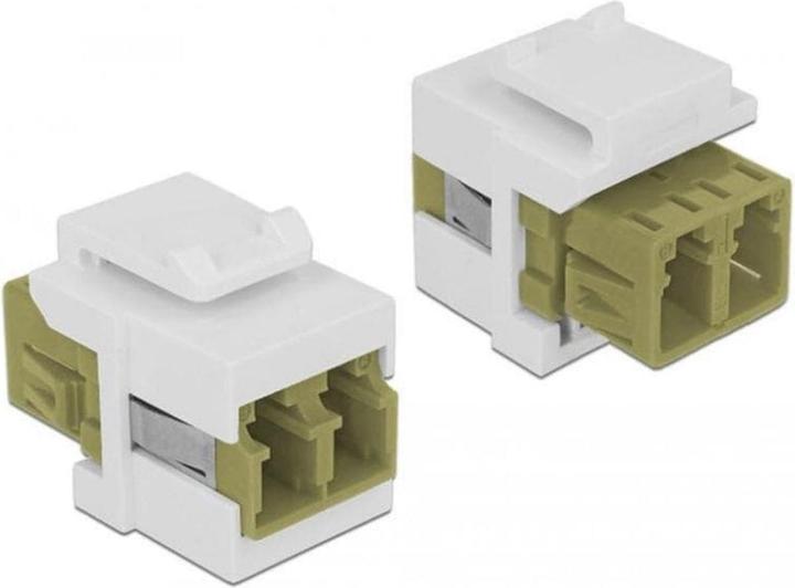 Actual product image Delock Keystone Jack: Fiber optic LC-LC (Keystone module)
