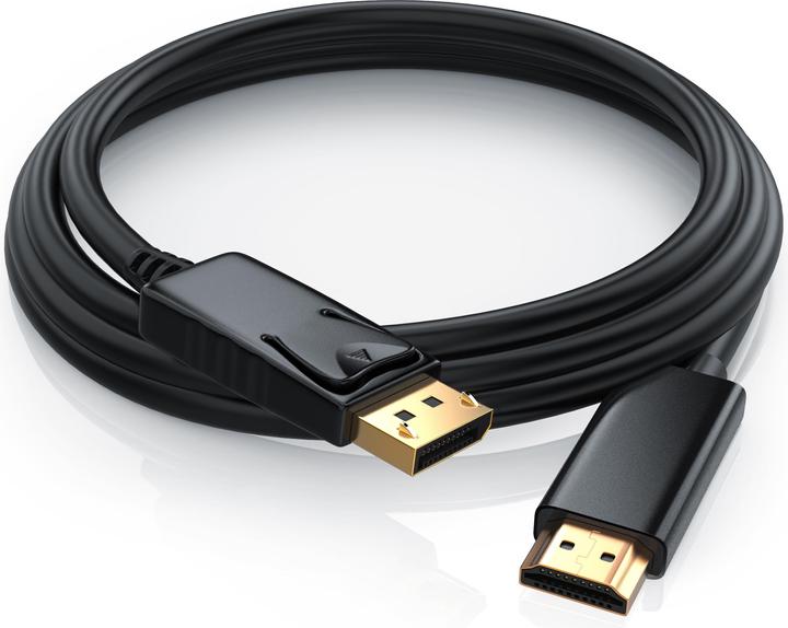 Image du produit CSL DisplayPort - HDMI (type A) (2 m, DisplayPort, HDMI)
