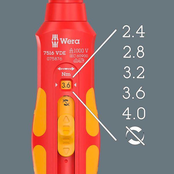 Produktbild Wera 7516 VDE Kraftform Safe- Torque Speed 2,4-4,0 Nm
