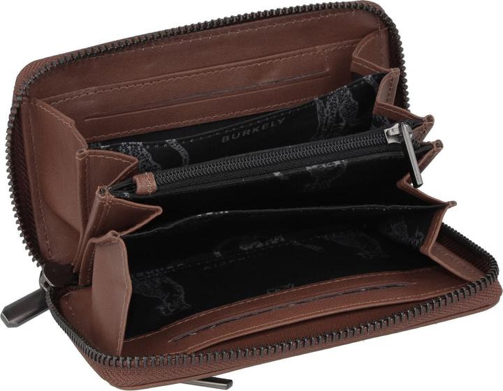 Actual product image Burkely Nocturnal Nova wallet RFID protection leather 14.5 cm