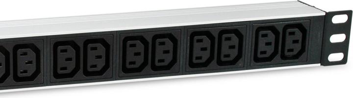 Image du produit equip Multiprise 19"(1U)12x avec Schuko + interrupteur A (12 x, C13, 1.80 m)