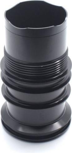 Fox Sleeve: 2019 Float X2 (1.600ID X 2.092OD X 3.994TLG) AL 6061-T6, Black, Ribbed, 230 SH (3.99 mm)