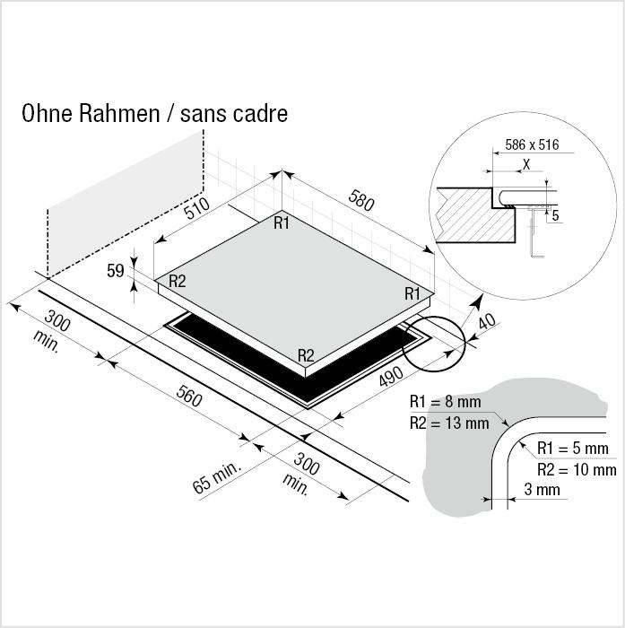 Image du produit Brandt Plaque de cuisson à induction BPI 6420 B Noir (Vente en entrepôt pour cause de déménagement!