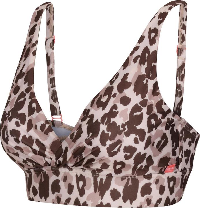 Actual product image Regatta Womens/Ladies Paloma Leopard Print Bikini Top (40)