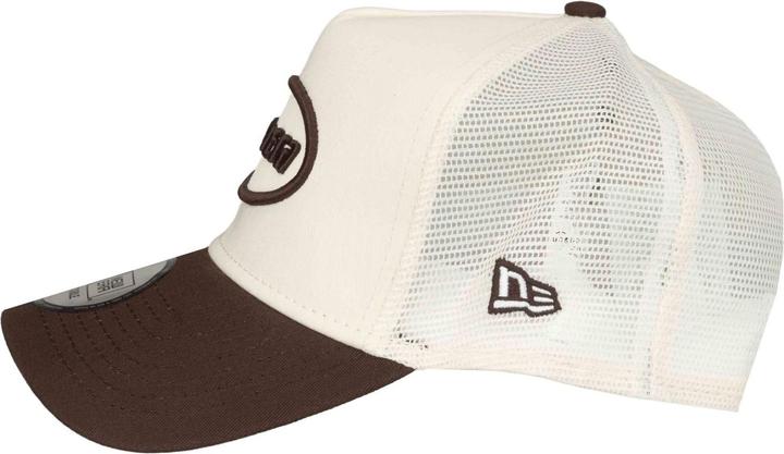 Actual product image New Era Adjustable Trucker Cap - Retro Brand Patch Chrome