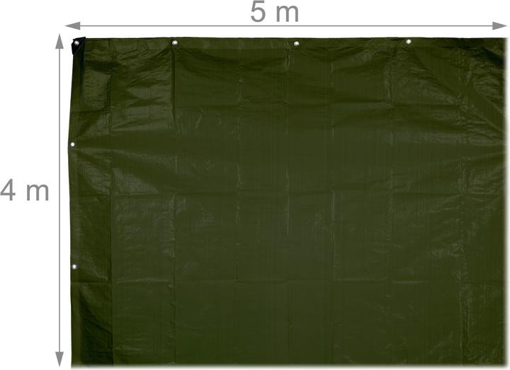 Actual product image Relaxdays Tarpaulin 200g/m²