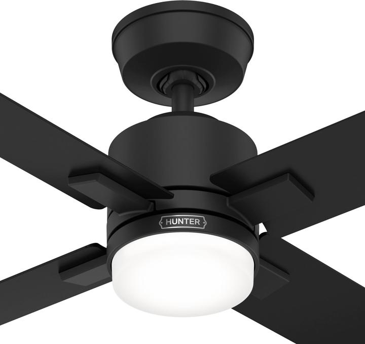 Image du produit Hunter Fans DC Deckenventilator Mila Schwarz mit LED & Fernbedienung (44 dB)