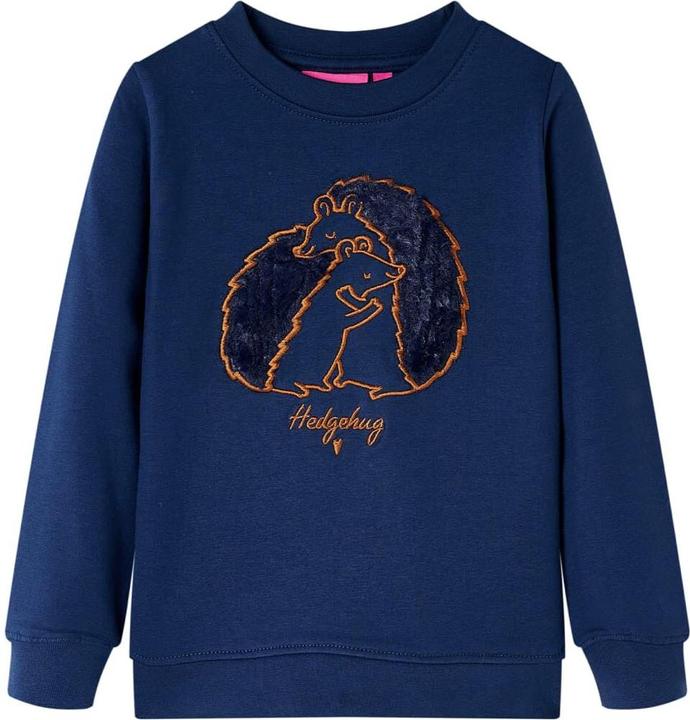 VidaXL Kinder-Sweatshirt Marineblau 116,Material: 95 % Baumwolle. 5 (116)