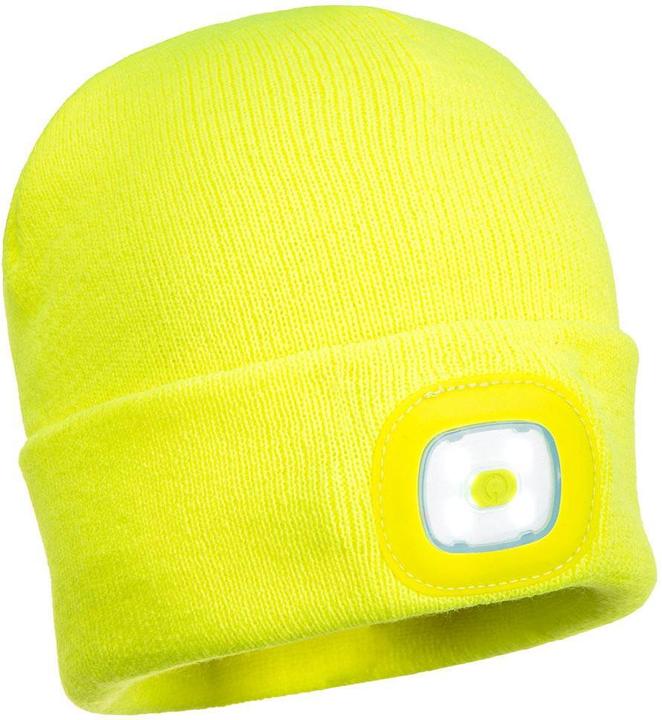 Actual product image Portwest Unisex Adult Rechargeable Torch Beanie