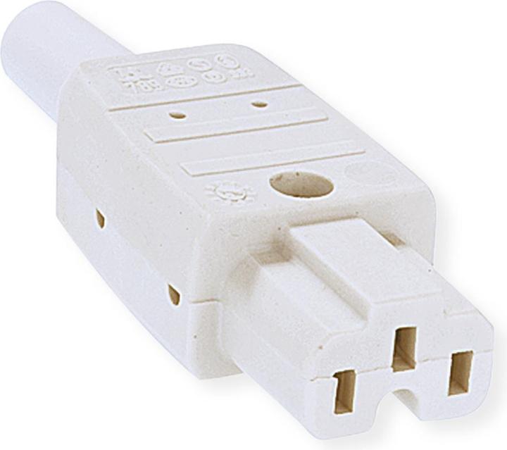 Actual product image Bachmann 916.970 Electrical Mains Plug C15 Grey