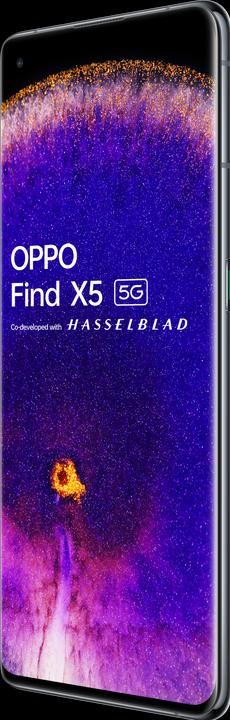 Produktbild OPPO Find X5 (256 GB, Black, 6.55", Dual SIM, 50 Mpx, 5G)