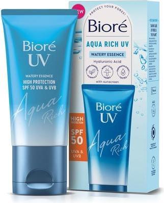 Actual product image Biore UV Aqua Rich Weightless Moisturiser SPF 50 (Suntan cream, SPF 50)
