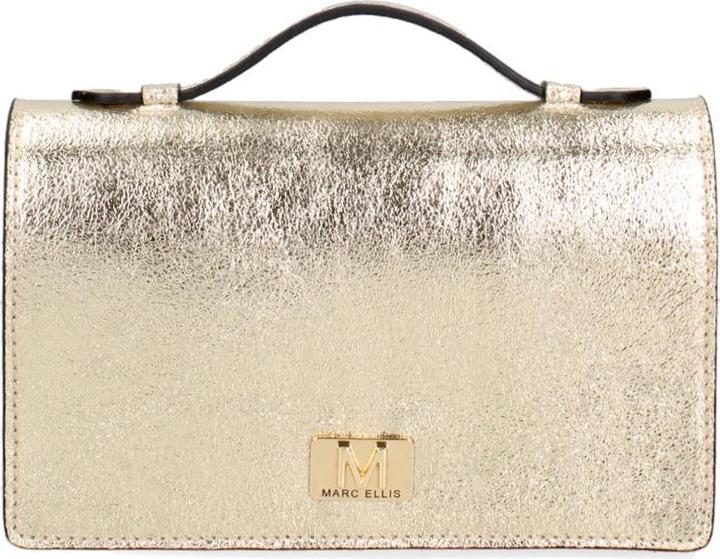 Actual product image Marc Ellis **Damen Schultertasche Made In Italy - Modell Floriana Plus - 100% Leder** - 22.0 X 14.0 X 4.5 Cm
