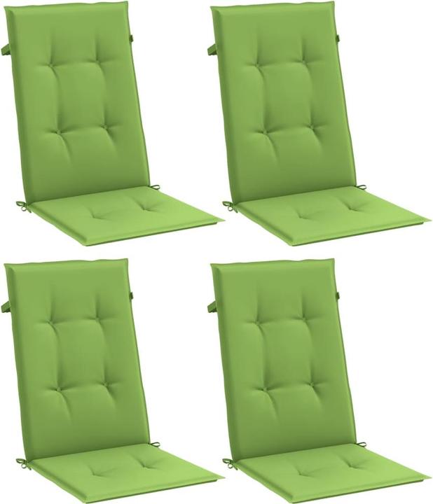 Immagine prodotto VidaXL Cuscini dello schienale alto 4 pezzi in tessuto (120 x 50 x 4 cm)