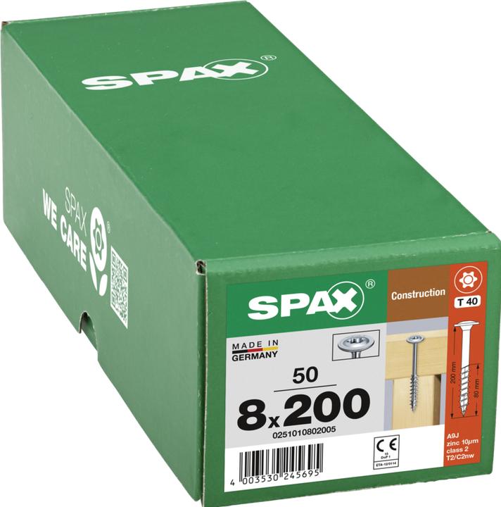 Produktbild Spax Holzbauschrauben (50 Schrauben pro Stück)