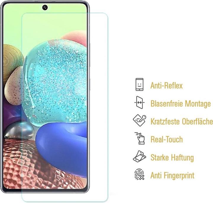 Produktbild Protectorking 3x Panzerfolie Anti-Shock matt entspiegelt (3 Stück, Samsung Galaxy A71)