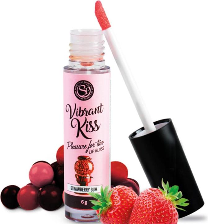 Actual product image Secret play Lip Gloss Vibrant Kiss (Strawberry)