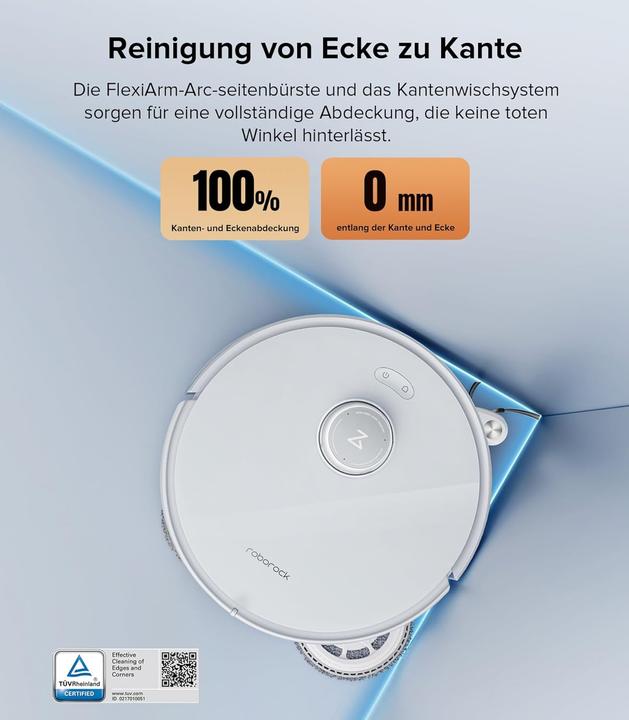 Produktbild Roborock Qrevo Edge Saugroboter mit Wischfunktion,Dual Anti-Tangle,AdaptiLift™ Chassis,18500Pa (Saugroboter)