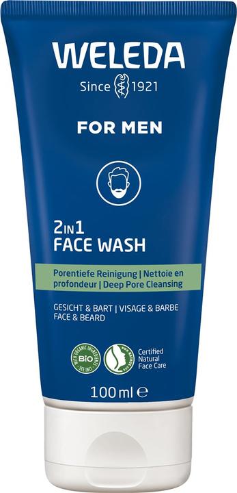 Weleda FOR MEN Face Wash 2in1 (100ml) (Reinigungstücher, 100 ml)