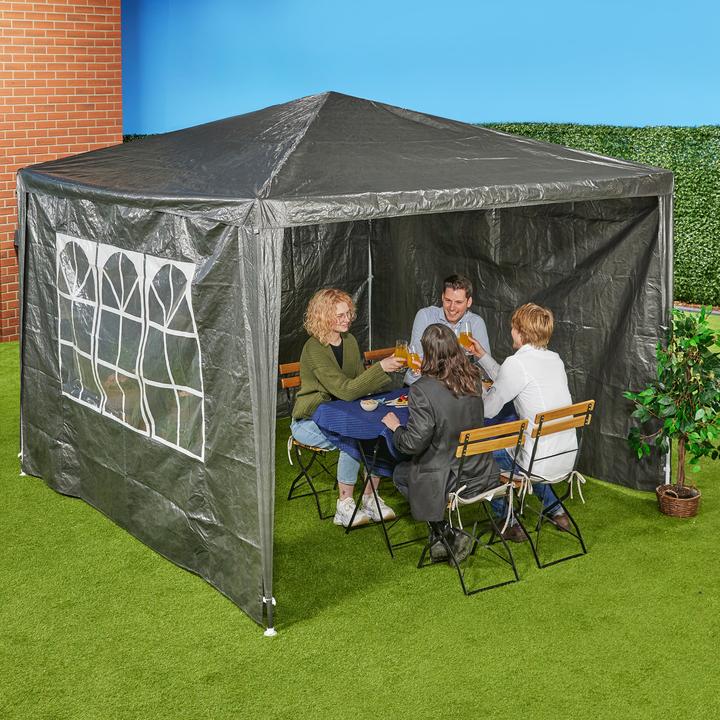 Produktbild Relaxdays 3x Pavillon-Seitenwand (10 cm, 300 cm)