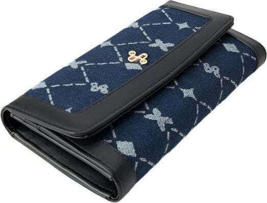 Actual product image Salsa Jeans Denim Logo Jaquard Wallet