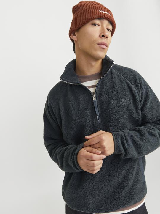 Actual product image Jack & Jones Single-coloured fleece sweatshirt Fleece sweatshirt (S)