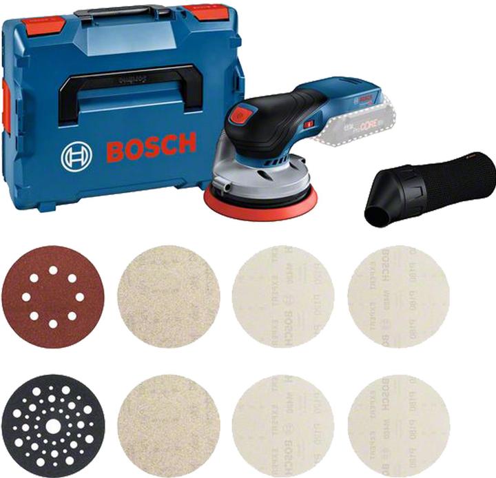 Produktbild Bosch Professional Combi-Set GEX 18V-125 + M480 (Exzenterschleifer)