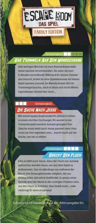 Actual product image Noris Escape Room Jumanji (German)
