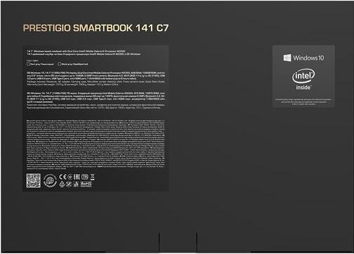Actual product image Prestigio SmartBook 141 C6 (14.10", AMD A4-9120e, 4 GB, Eng. Int.)