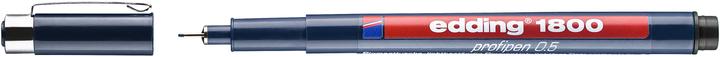 Image du produit Edding L'artiste des fibres Profipen 1800 (Noir, 1 x)