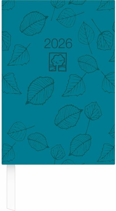 Produktbild Wochenbuch türkis 2026 - Bürokalender 14,6x21 cm - 1 Woche auf 2 Seiten - 128 Seiten - Notizbuch - (Deutsch, Französisch, Englisch)