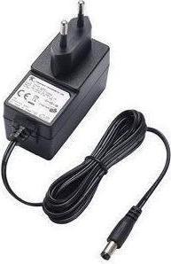 Moxa PWR-12150-WPEU-S4 - Lockable plug, 12 VDC, 1.5 A, 100 to 240 VAC, EU plug