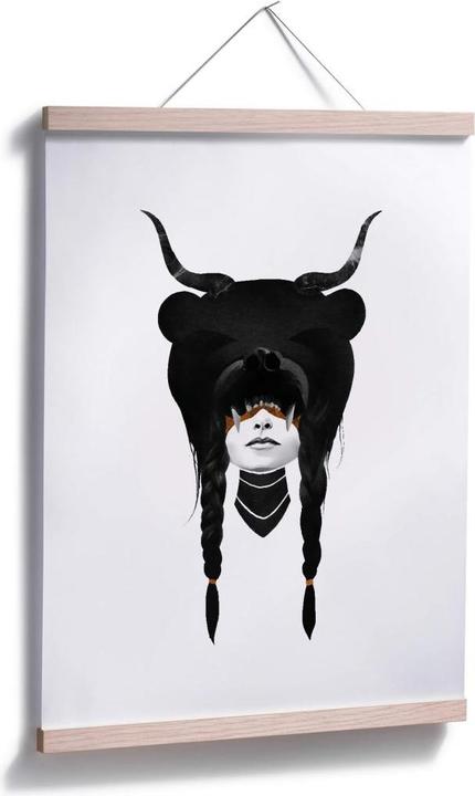 Image du produit Trenddeko Bear Warrior - Guerrière de l'ours (24 x 30 cm)
