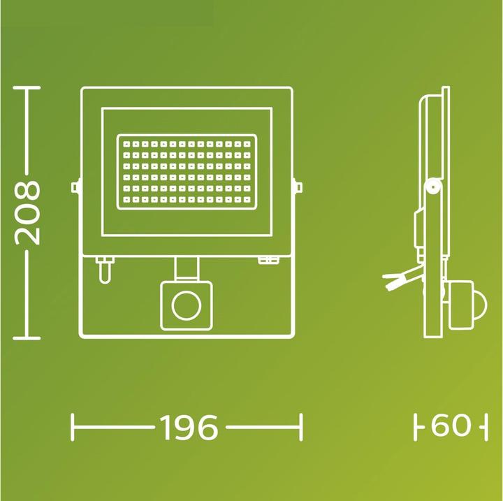 Actual product image Philips Outdoor Flutlicht Lois (4500 lm, IP65)