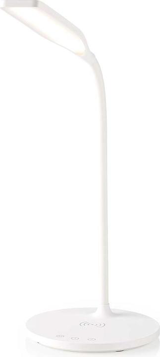 Immagine prodotto Nedis Lampada LED con caricatore wireless - interruttore dimmer - LED - 15 W - con dimmer - bianco (350 lm)
