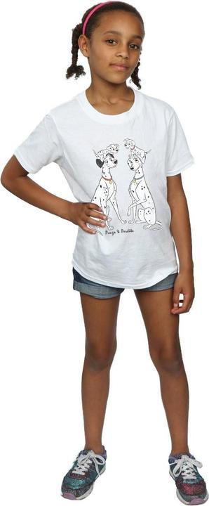 Immagine prodotto 101 Dalmatians Pongo And Perdita Maglietta Ragazze (128)