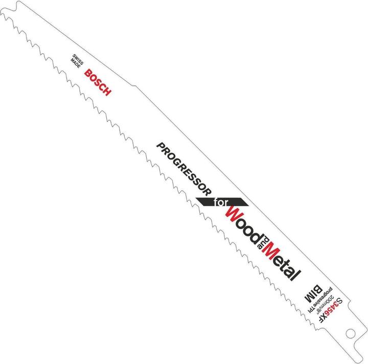 Immagine prodotto Bosch Professional Zubehör Lama di sega S 3456 XF, Progressore per legno e metallo, confezione da 5