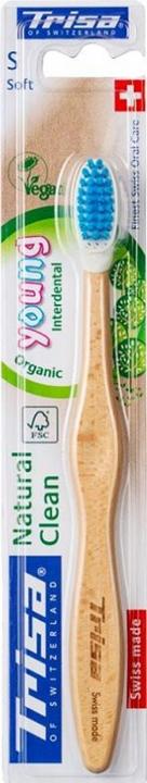 Trisa Handzahnbürste Natural Clean Young Soft assortiert (Weich, 1 x)