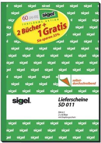 Immagine prodotto Sigel Modulo di bolla di consegna Formato carta: DIN A5 Autocopiante: Sì (40 x)