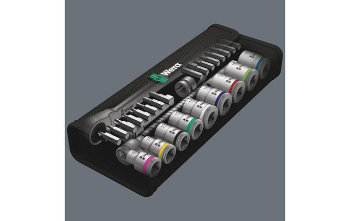 Actual product image Wera 8100 SB 7 Zyklop Metal Ratchet Set (19 mm, 8 mm, 10 mm, 14 mm, 18 mm, 11 mm, 12 mm, 17 mm, 15 mm, 13 mm, 9 mm, 16 mm)