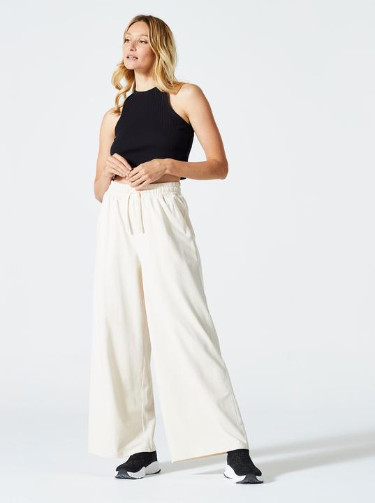 Image du produit Domyos Pantalon ample Fitness Femme - 520 Blanc Coquille (W26/L30)