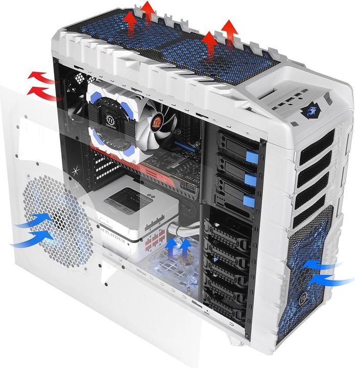 Actual product image Thermaltake Overseer RX-I Snow Edition (ATX, mATX, E-ATX)