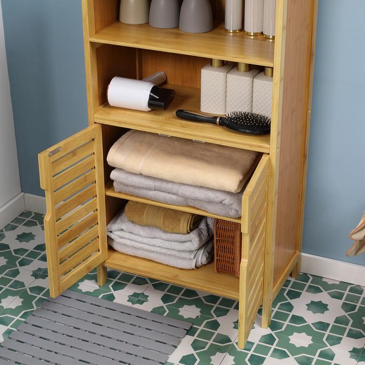 Immagine prodotto Kleankin Mobile da bagno con ante a persiana